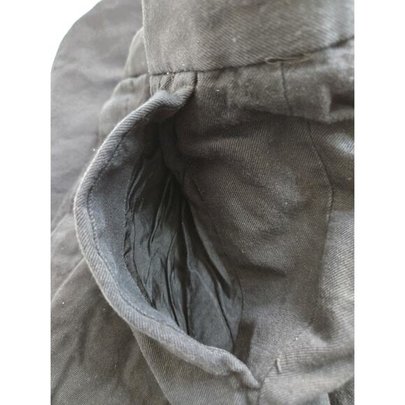 AllSaints Mens Tallis Pleated Trouser Cotton/Wool Black 32 Ankle Length - Picture 15 of 15